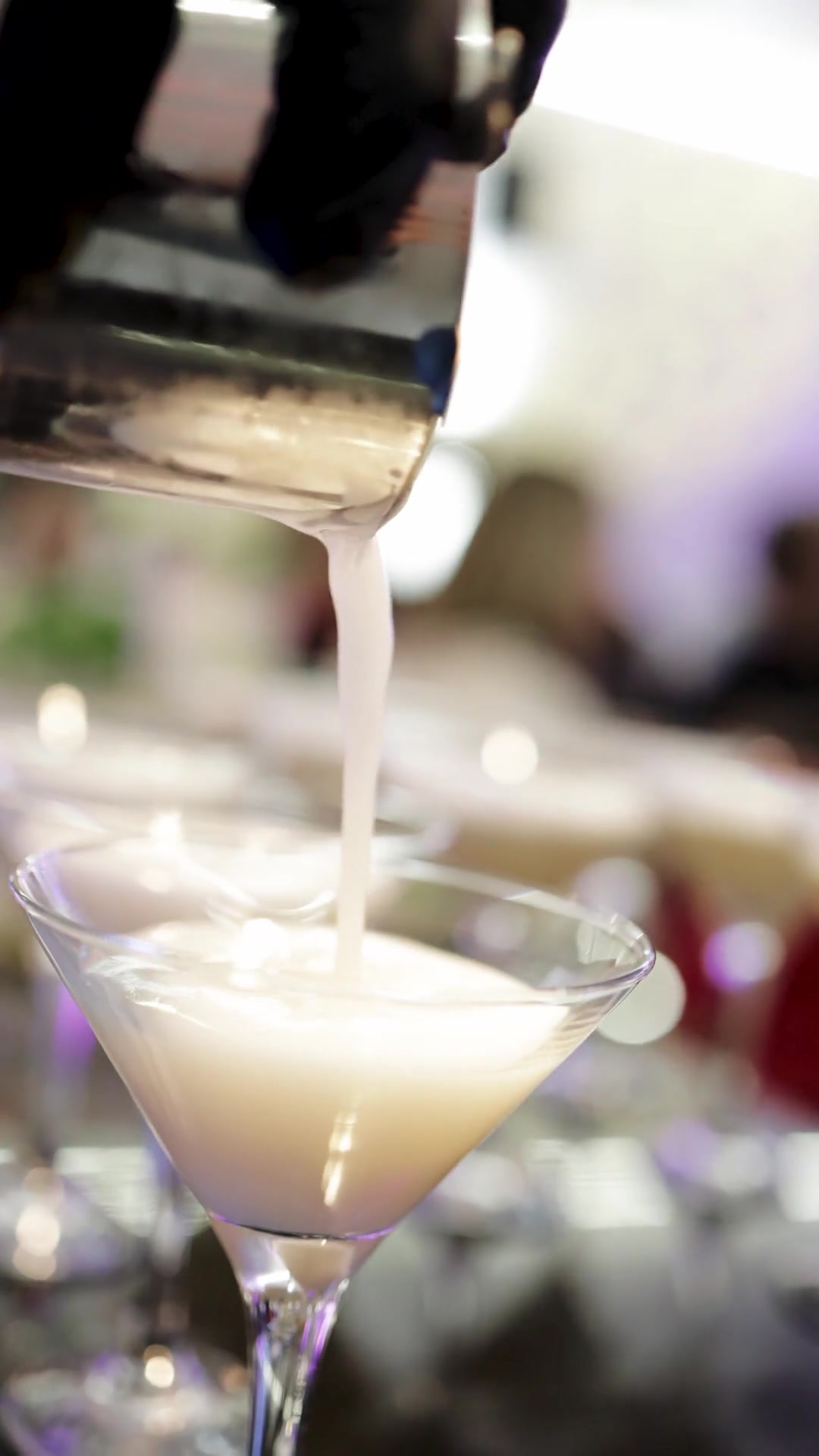 Cocktail being poured at a No15 gathering